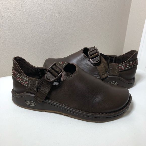 Chaco PedShed Chocolate Brown Leather Womens Size 9.5 - Picture 15 of 15
